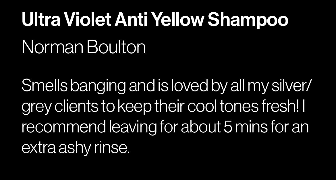 SHAMPOO Ultra Violet LITER